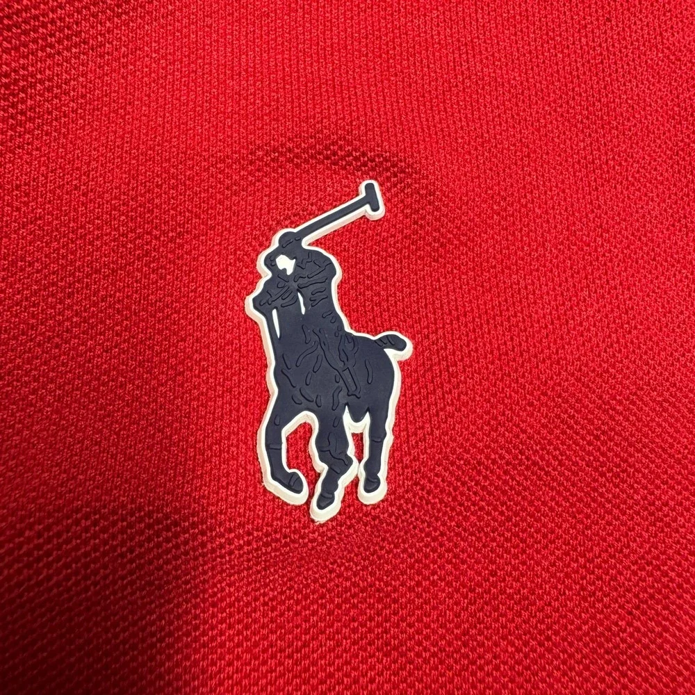 Polo Ralph Lauren Classic Fit Red‎ Polo Shirt with Rubber Pony Men's Size XL